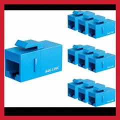 RJ45 Cat6 キーストーンカプラー LAN ケーブル用 中継 コネクタ