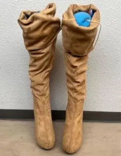 【最終お値下げ早い者勝ち】ロングブーツ 　スエード 23.5cm