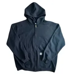 00’s Carhartt XL ブラックパーカー フェード