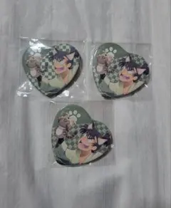 忍たま乱太郎 ナンジャタウン ハート缶バッジ 食満留三郎