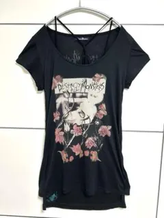 【希少 】ヒステリックグラマー DAM コラボ 半袖 Tシャツ ロング丈 F