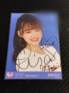 音嶋莉沙 直筆 生写真 ヨリ ナツマトペ 2023 June-II コメあり - メルカリ