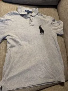 Polo Ralph Lauren グレー カスタムスリムフィットポロシャツ M