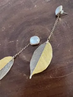 新品未使用！agate ゴールド リーフ型 ロングピアス 2025年最新】アガット ピアス リーフの人気アイテム - メルカリ