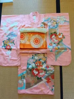 正絹七五三 着物セット7歳用