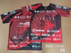 【新品未使用】2023年配布北海道コンサドーレ札幌ユニフォームTシャツ2枚非売品