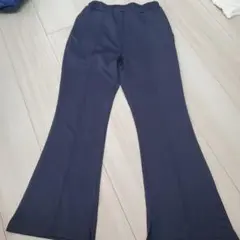 ネイビー フレアパンツ サイズ140