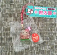 ご当地キティ 岡山限定 桃太郎 ストラップ