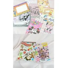 ディズニー レターセット 封筒 メモ テープ セット