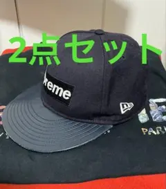 Supreme New Era Box Logo Cap & Tシャツセット