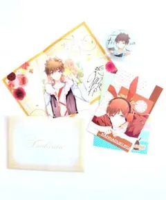 非売品【 ツキウタ。 神無月郁 3点セット / 缶バッジ / ブロマイド 】