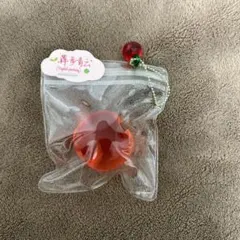 りんご　チャーム付きスクイーズ