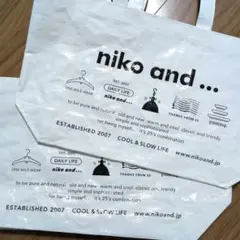 ニコアンド　niko and...TOKYO店限定ショッパー　2枚セット