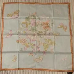 Jim Thompson 春色蝶プリント スカーフ 90cm