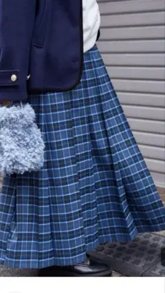 FREAK'S STORE チェックプリーツスカート