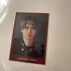 JO1 白岩瑠姫 トレカ STARGAZER 初回限定盤A