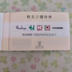 H2O エイチツーオーリテイリング 株主優待券 4枚のサムネイル