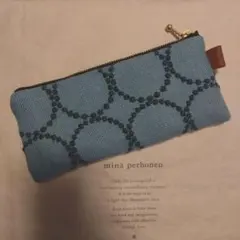 tambourine　ペンケース　ペン　ポーチ　ミナペルホネン　ハンドメイド