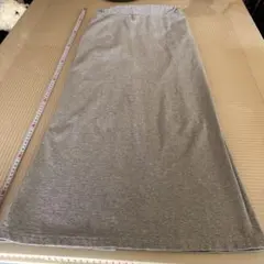 グレー ロングタイトスカート スリットデザインのサムネイル
