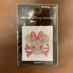 東京ディズニーランド　ラインストーンシール　ミニーマウス　海賊ドクロ　パイレーツ