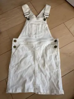 petit main ジャンバースカート 120 ホワイト