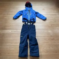 子ども用スキーウェアセット 青