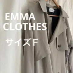 匿名配送EMMA CLOTHESオーバーサイズロングトレンチコートF春のサムネイル
