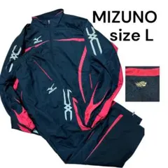 未使用 MIZUNO ナイロンジャケット size L 赤 黒