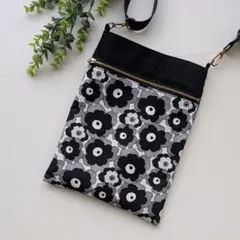 モダン花柄 ショルダーバッグ　288