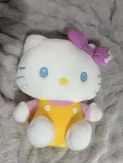ハローキティ ピンキーリボンドール　ぬいぐるみ 大きめ約45センチ　黄色