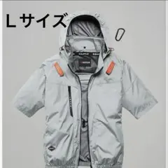バートル 空調服 AC2106A 半袖ブルゾン メタリックシルバー L 限定色