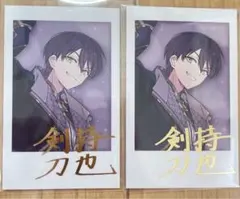 にじさんじ 剣持刀也 チェキ風カード 箔押し 5周年