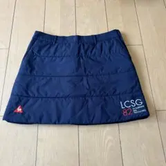 【年末セール】LCSG ルコック中綿キルティングネイビースカート サイズ13