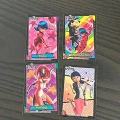 ミラキュラスレディバグ　ステッカー４枚セット