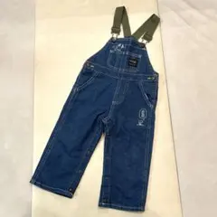 Wrangler ベビー子ども　デニムオーバーオール　スヌーピー　95cm
