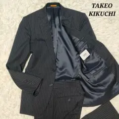 新品未使用◇TAKEO KIKUCHI タケオキクチ スーツジャケット 大きい THE FLAGSHIP】ギャバ ダブルジャケット（テーラードジャケット