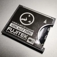 FUJITEK SDXC to コンパクトフラッシュ 変換アダプター 128GB