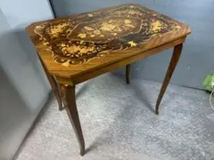 希少 螺鈿細工 折りたたみ座卓 鳳凰 花 蝶 和家具 ローテーブル