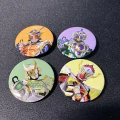 仮面ライダー　ミニ缶バッジ　4点セットまとめ売り