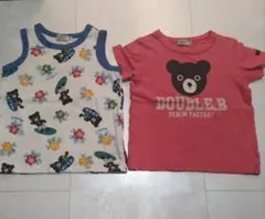 ダブルビー　Tシャツ・タンクトップセット