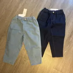 petit main テーパードデニムパンツ 110cm 2本セット