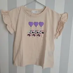 ビールーム　MINNIE　バルーンプリント　Tシャツ　100cm　アイボリーのサムネイル
