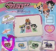 パワーパフガールズ 刺繍ポーチ　ブロッサム
