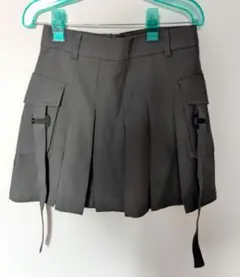 GRL インパン裏地付きプリーツカーゴミニスカート