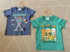 アンパンマン Tシャツ 80サイズ 半袖　青色　緑色