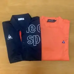 ルコックスポーツ　メンズ　ゴルフウェアＭsizeセット２枚組