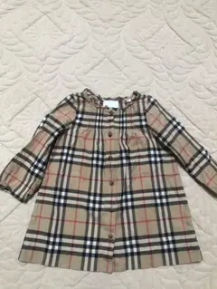 バーバリー　ベージュ チェック柄 ワンピース
