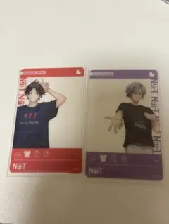 にじさんじ 不破湊 三枝明那 クリアカード にじT ふわぐさ