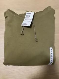 無印良品　紳士　スウェットプルパーカ ダークマスタード