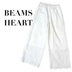 刺繍 パンツ ホワイト